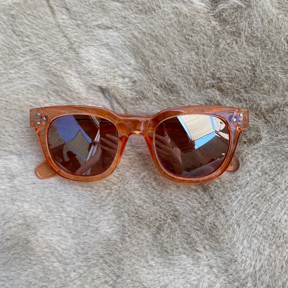 American Eagle Orange Reflective Sunglasses